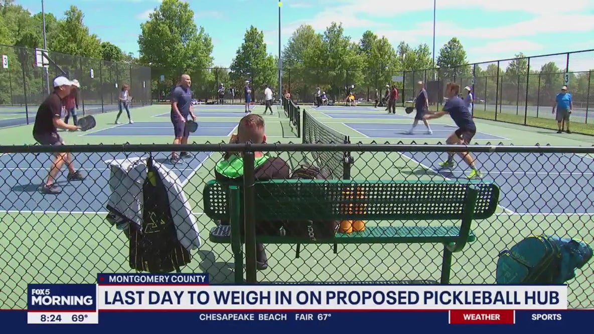 Montgomery Co pickleball court plans